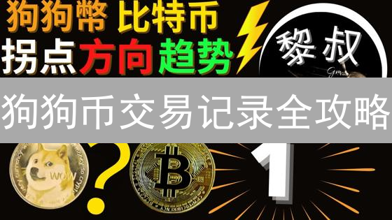 狗狗币交易记录全攻略：追踪你的 Doge 币动向！